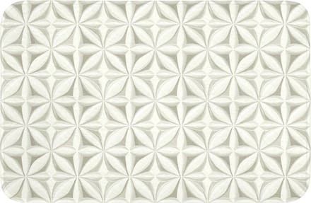 Badmat 60x40 cm - Antislip - Abstract - Structuur - Grijs - Wit - Badmatten voor badkamer - Badkamermat - Douchemat - Badkamer mat