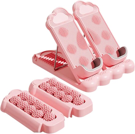 Voetroller Massage - Voetontspanning Hulpmiddel - Spierverlichting Bevorderen - Verstelbare Druk - 27 cm - Houtkleur