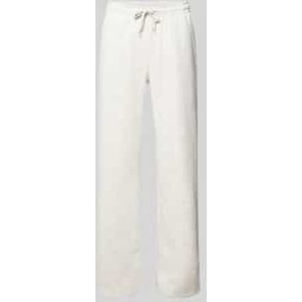 Straight fit sweatpants met tunnelkoord