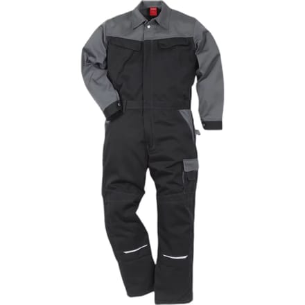 Kansas Industriële overall Icon Two Overall 8612 LUXE zwart/grijs