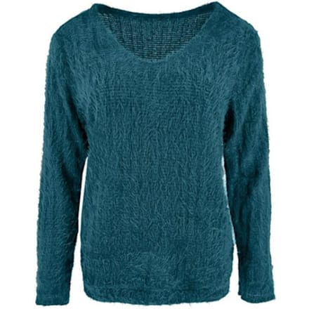FOS Amsterdam Fos trui bella chenille petrol