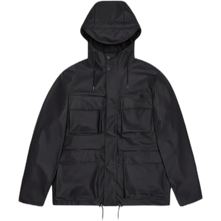 jas Rains pocket jacket w3 - zwart
