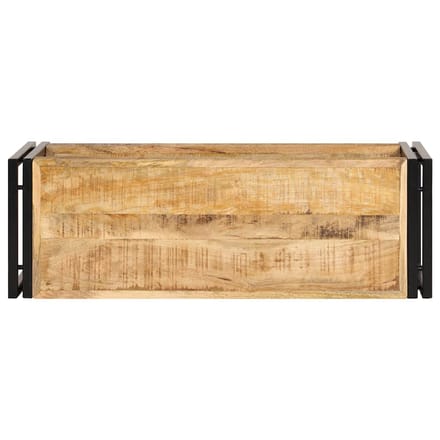 vidaXL - Tv-meubel - 90x30x40 - cm - massief - mangohout