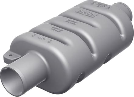 VETUS MP Geluiddemper voor Uitlaatslang Ø 45 mm