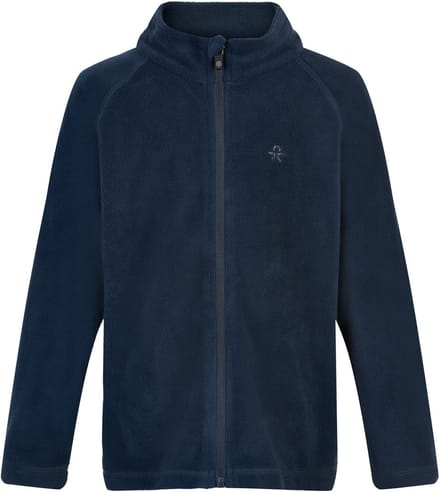 Color Kids - Fleece jas voor kinderen - Gerecycled - Total Eclipse - maat 110cm