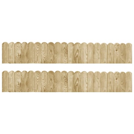 vidaXL - Gazonranden - 2 - st - 120 - cm - geïmpregneerd - grenenhout