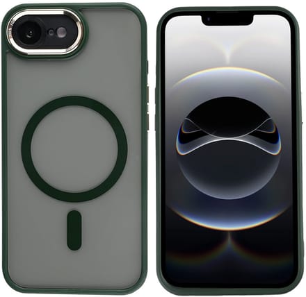 Rixus Classic 04 Case With MagSafe For iPhone 16e Dark Green