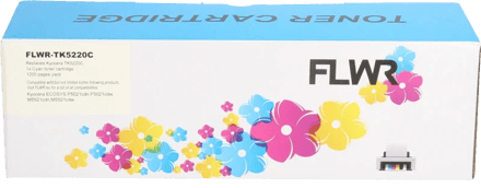 FLWR Kyocera Mita TK-5220 cyaan (Huismerk (compatible))