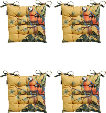 Madison - Zitkussen - Universeel - 4st - 46x46cm - Riff Yellow - Geel