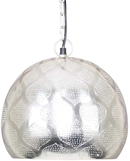 Safaary - Oosterse Hanglamp Houda Zilver Ø 28 x 27cm