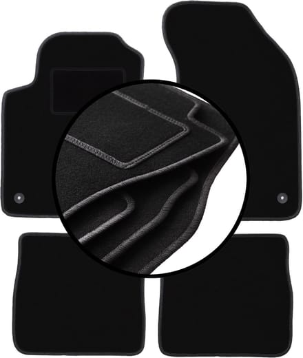 Complete set veloursmatten voor: Lancia Delta III hatchback (2008-2014)