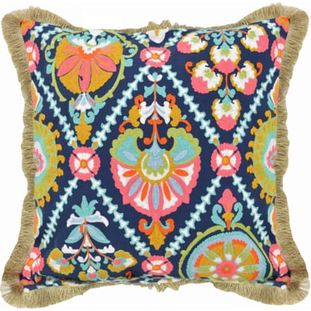 NOVÉE Sierkussen colorful boho | 45 x 45 cm | katoen/linnen