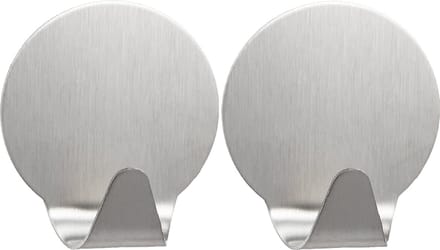Wenko Wandhaak Strip-it 3,7 Cm Rvs Matzilver 2 Stuks