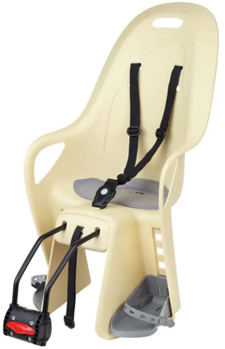 Polisport achterzitje Koari | Framebevestiging | Yellow/Gray