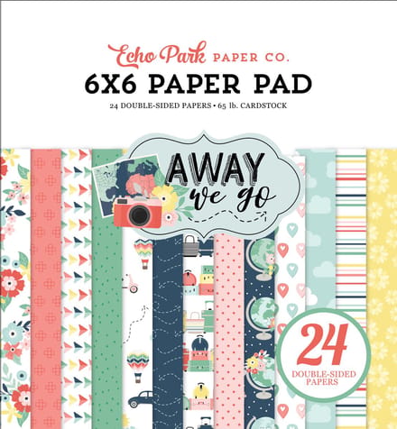 Echo Park - Away We Go - 6x6 Inch Paper Pad (AWG270023)