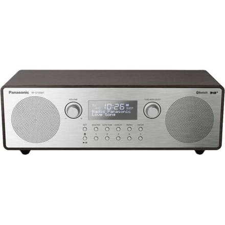 Panasonic RF-D100BTEGT Radio VHF (FM), DAB+ AUX, Bluetooth, DAB+, FM Wekfunctie Zilver, Bruin