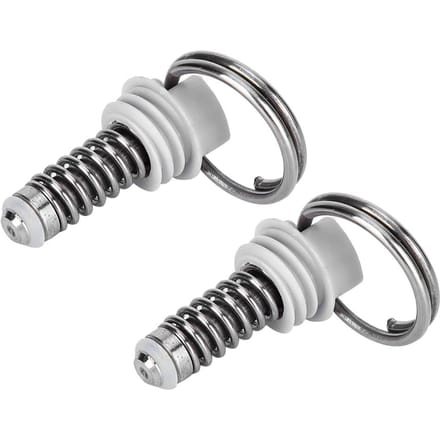 2 stuks Homebrew Drukaflaatventielen Bierfust Drukaflaatventielen Brouwaccessoires gray