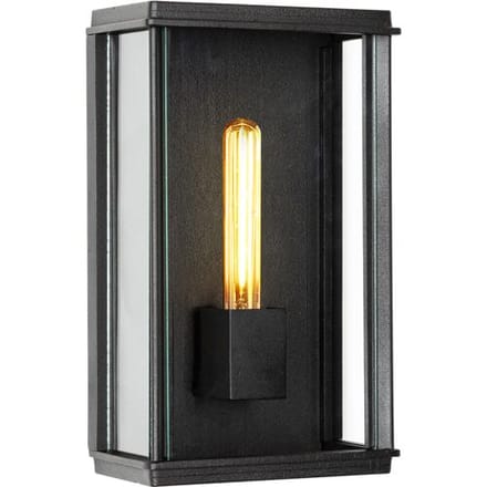 KS Verlichting Capital Muurlamp Vlak Zwart Extra Large
