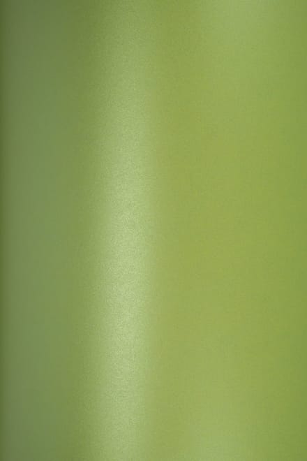 Netuno - groen metallic papier - A5 - 14,8 x 21 cm - 10 vellen - 250 gram - Majestic Satin Lime