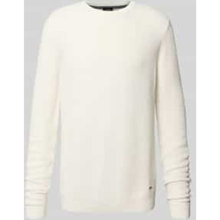 Gebreide pullover met ronde hals