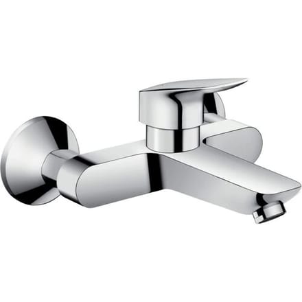 Hansgrohe Logis wastafelkraan - inbouw - voorsprong 19.4cm - zonder inbouwdeel - chroom
