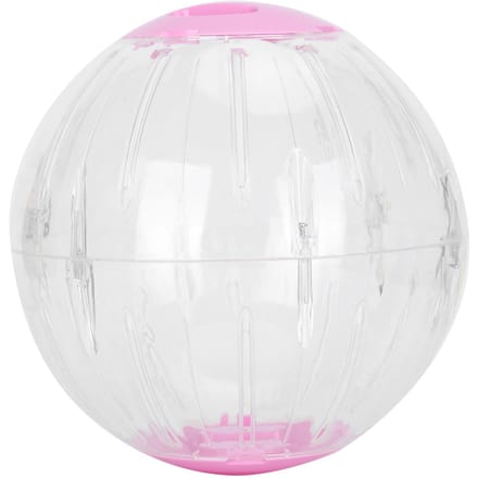 Hamster doré de compagnie Balle d'exercice Jouet Machine de course Balle de jogging transparente 18.5cm rose rose