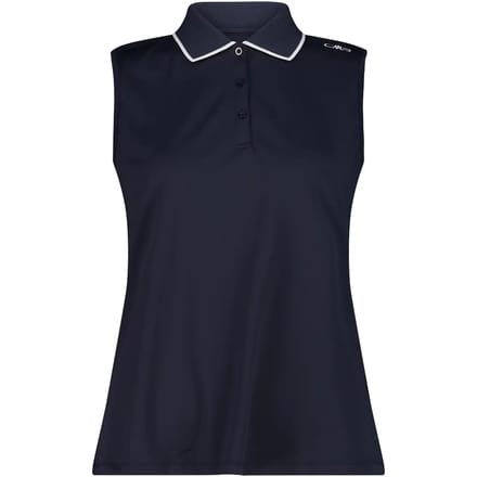 Dames Mouwloos Stretch Piqué Poloshirt CMP