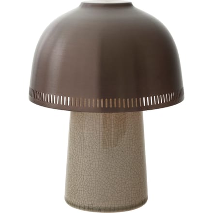&Tradition Raku SH8 Tafellamp oplaadbaar - beige grey & bronzed
