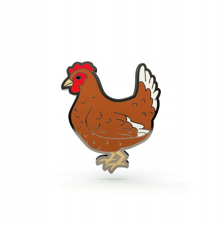 PINETS - Pin - Kip - Hard Enamel - Gietmetaal - Grappige Dierencollectie
