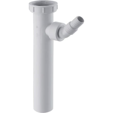 Geberit straight Connector with union nut with angled hose