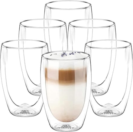 Wilmax Dubbelwandige Glasbeker 250 ml Set van 2 WL-888746/A2