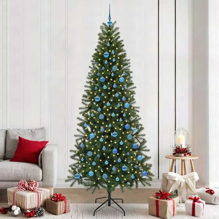 vidaXL - Kunstkerstboom - Groen - 240 - cm - PE - en - PVC