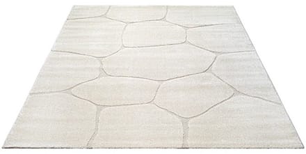 Luxe Japandi Vloerkleed Elio – Crème Natuursteenlook-80 x 300 cm
