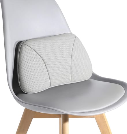 Echt leren lendenkussen met memory foam voor auto en sofa