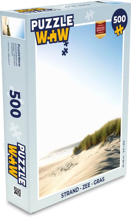 Puzzel Strand - Zee - Gras - Legpuzzel - Puzzel 500 stukjes