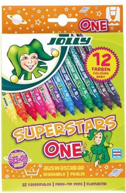 Jolly Superstar One Markers 12 kleuren
