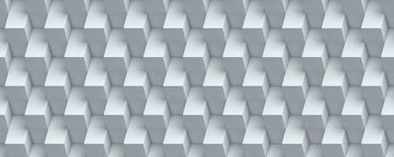 Fotobehang - Cube Wall 375x150cm - Vliesbehang
