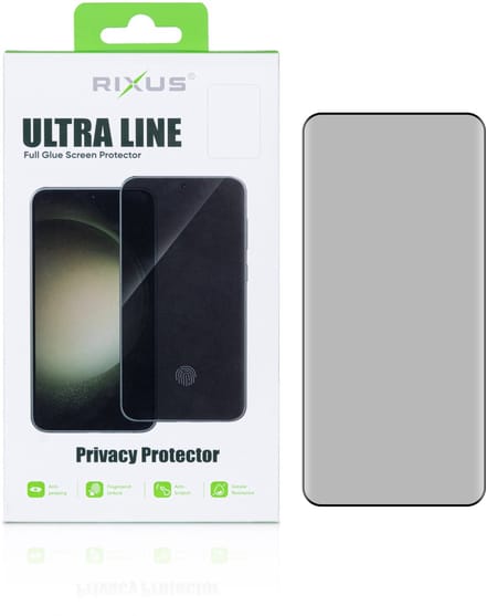 Rixus Privacy Ultra Line Tempered Glass For Samsung Galaxy S24, S25