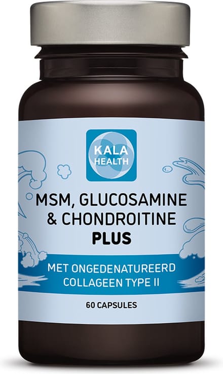 Kala Health MSM, Glucosamine & Chondroïtine Plus Capsules 60CP