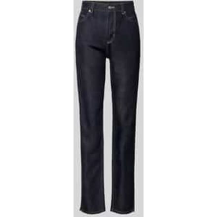 Straight fit jeans van een mix van katoen en lyocell, model 'C_ADA SLIM HR 1.0'
