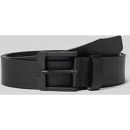 BOSS Leren Riem Jemio-B Sz40 Leather Belt W100 Black Zwart