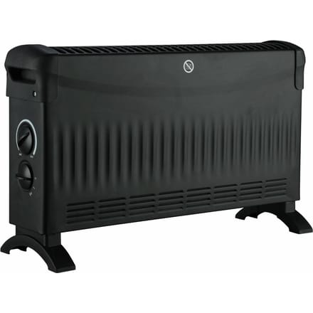 Volteno VO2456 - Convectorkachel met Ventilator - 2000W - Zwart - Thermostaat
