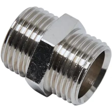 Sanivesk Draad Recht Chroom 3/8"m X 3/8"m