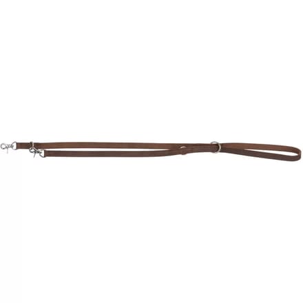 Gewaxt en verouderd lederen heartbeat hondenriem Trixie Rustic
