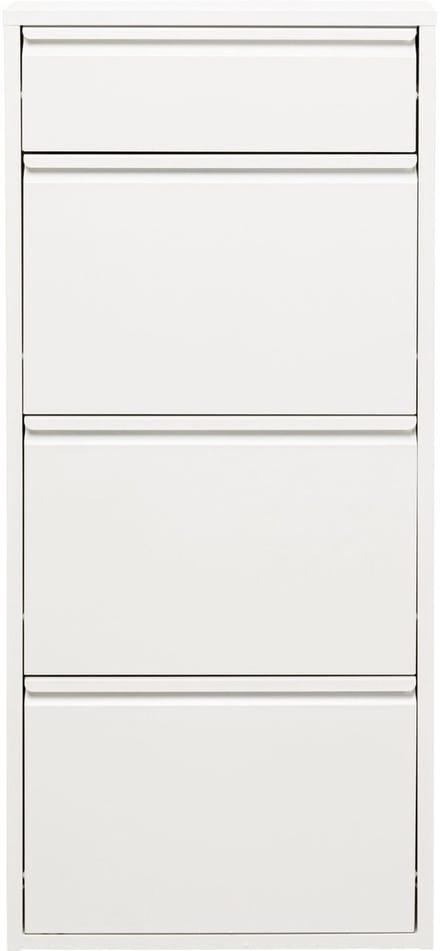 Schoenenkast Caruso wit 3+1 laden Kare Design