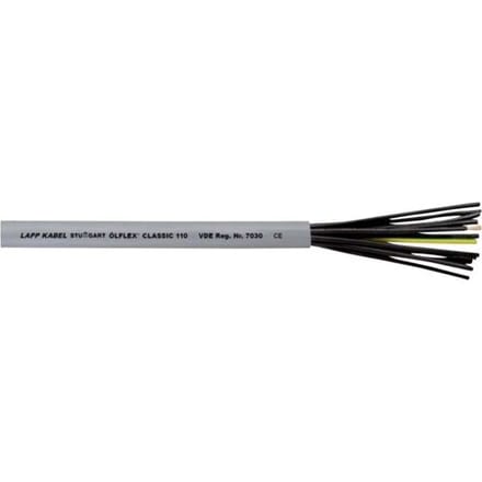LAPP ÖLFLEX® CLASSIC 110 Stuurstroomkabel 3 G 2.5 mm² Grijs 1119403/100 100 m