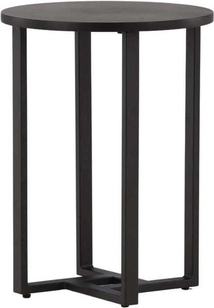 Lawton salontafel 55x40cm zwart.