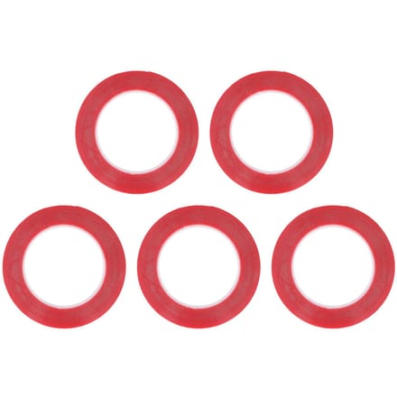 5 stuks Dubbelzijdige Plakband Transparant Acryl Hittebestendig Hoge Hechting red