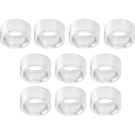 Lot de 10 pièces Entretoise en alliage d'aluminium Joint rond Raccords de support de structure d'intervalle Diamètre extérieur 8 mm