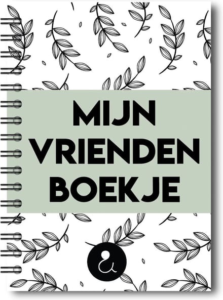 Vriendenboekje | Invulboekje Vrienden | Groen